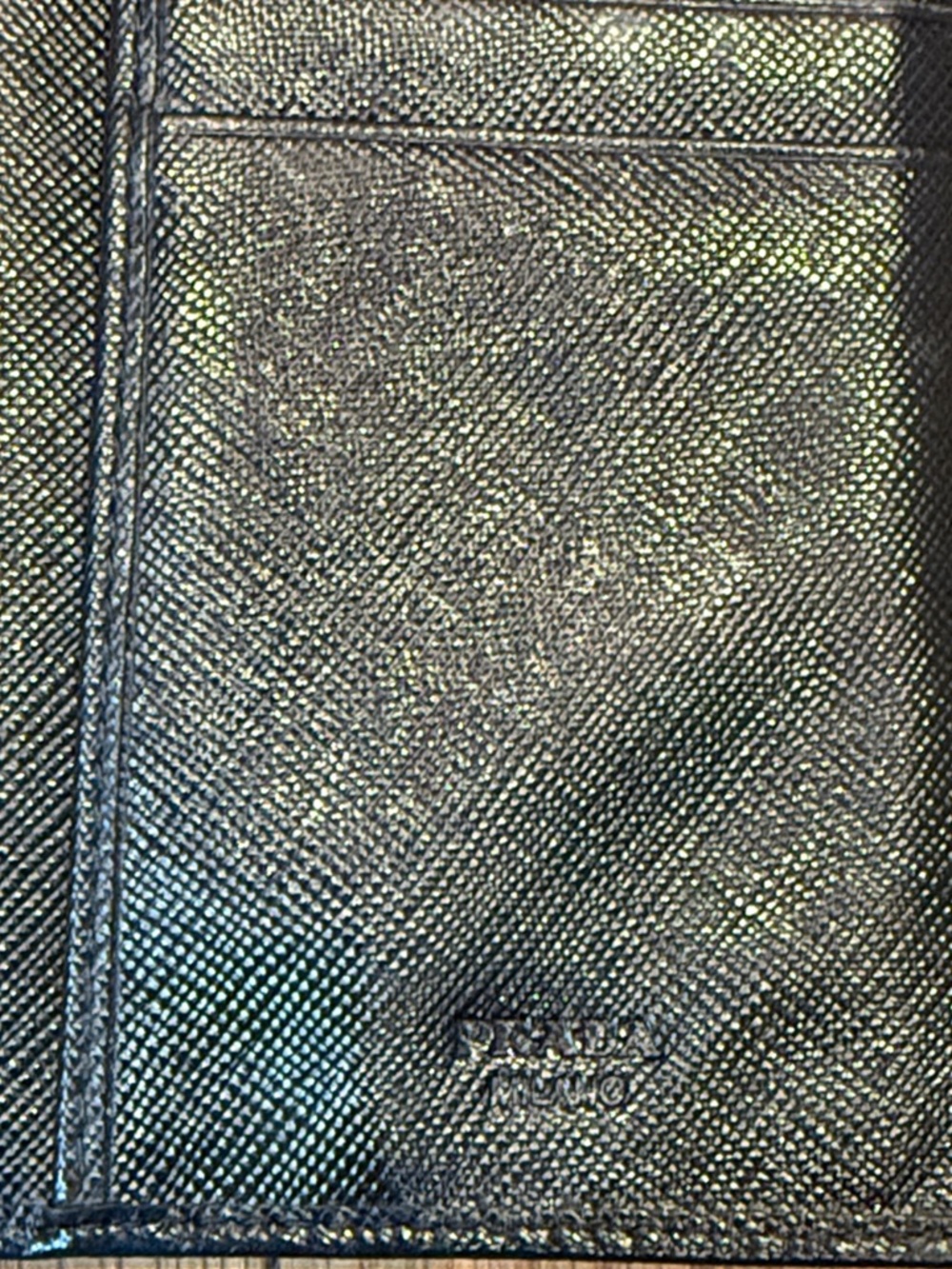 Prada Black Saffiano Long Card Wallet leather - Picture 2 of 4